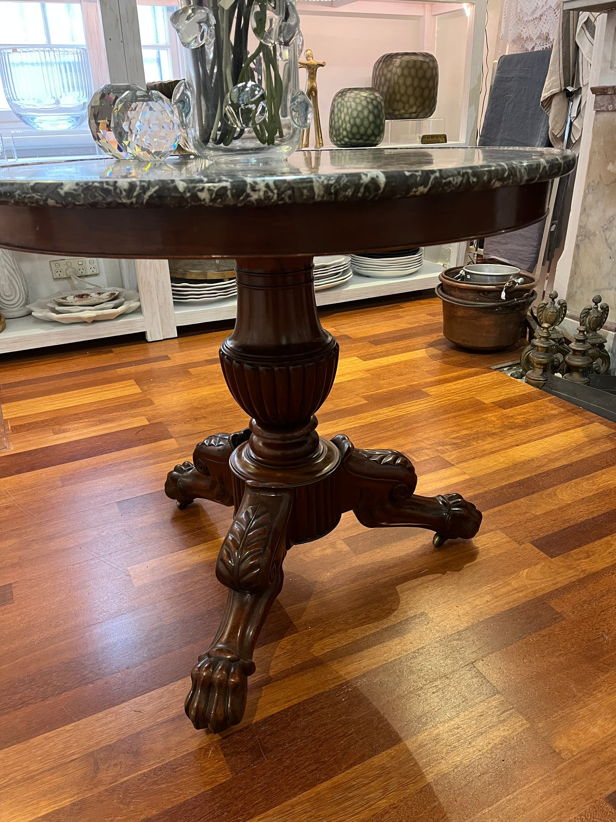 French table marble top 19th Century