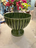 Green bowl on pedestal H11