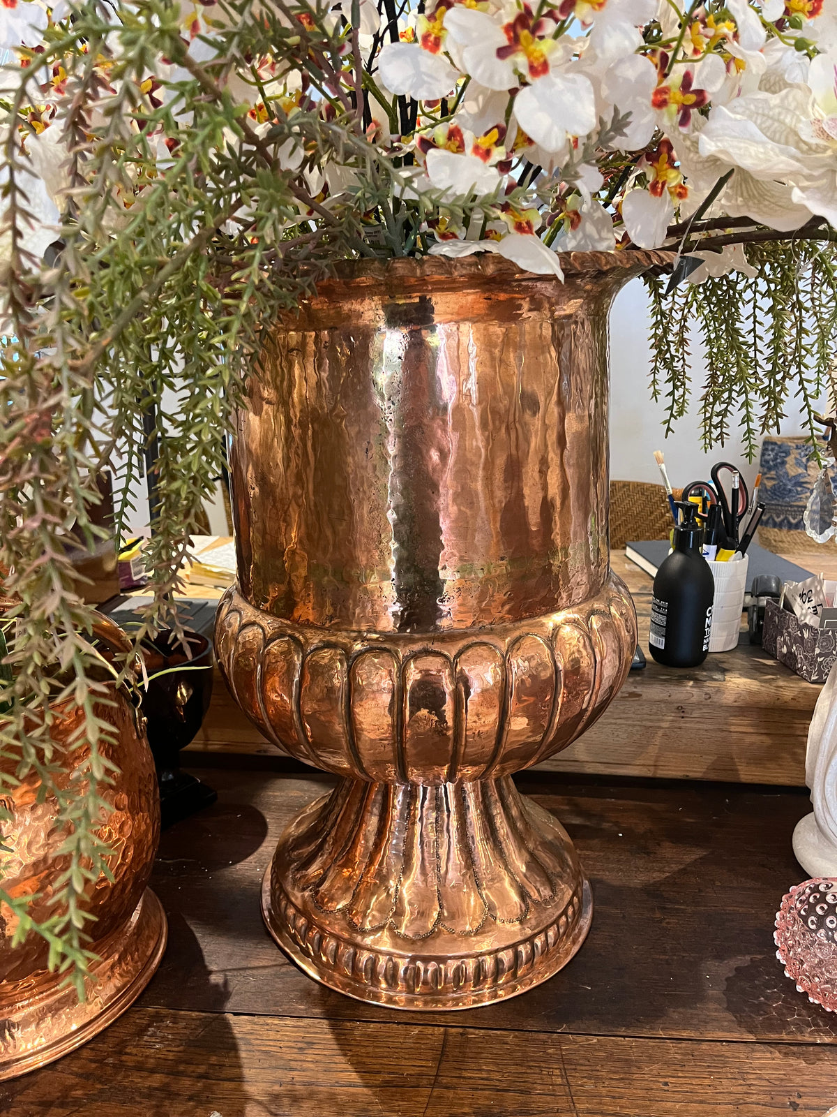 Copper French large urn