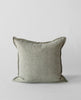 Linen cushion 50/50 sage