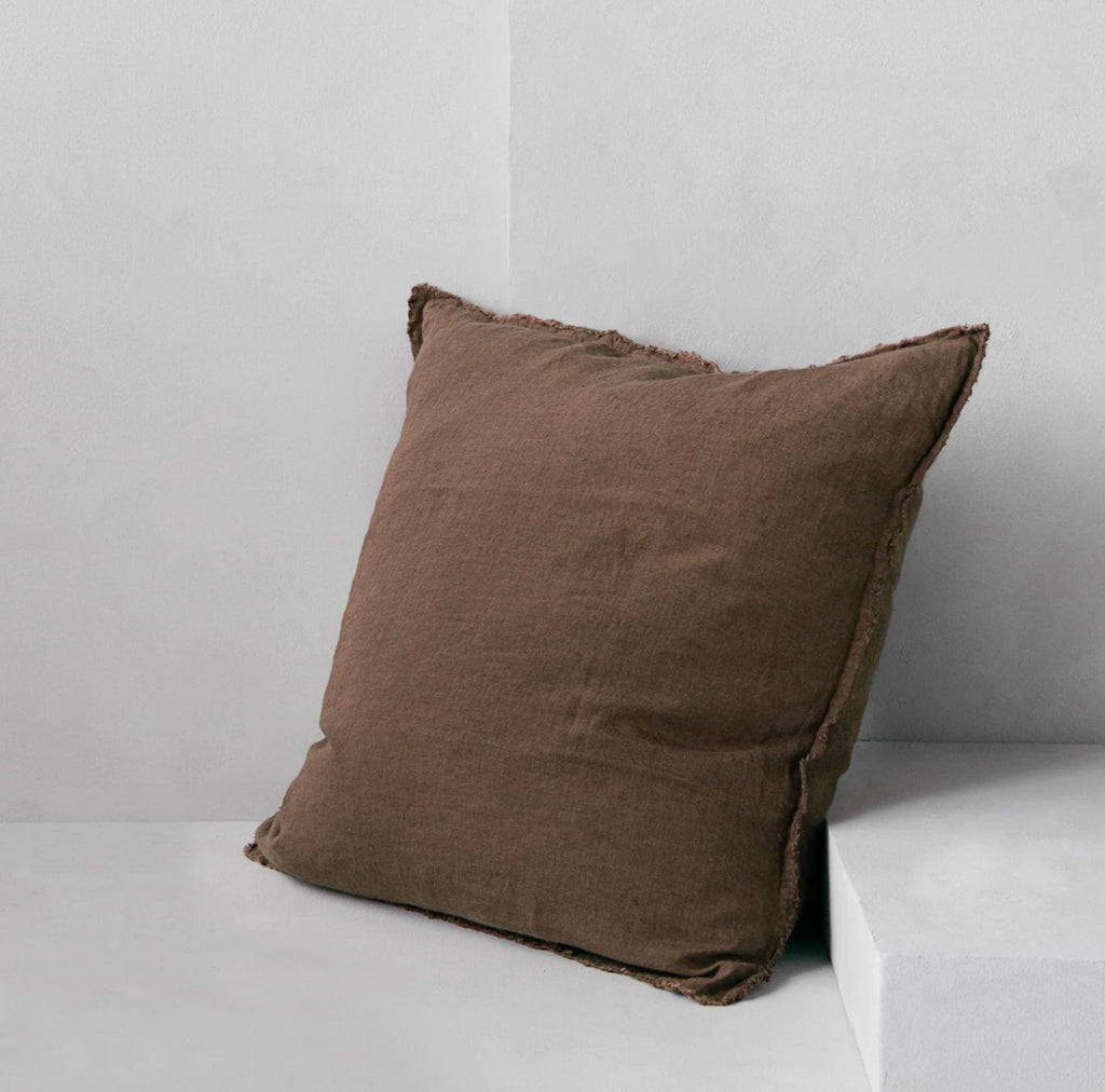Hale Mercantile Cushion Euro Flocca Linen 65/65