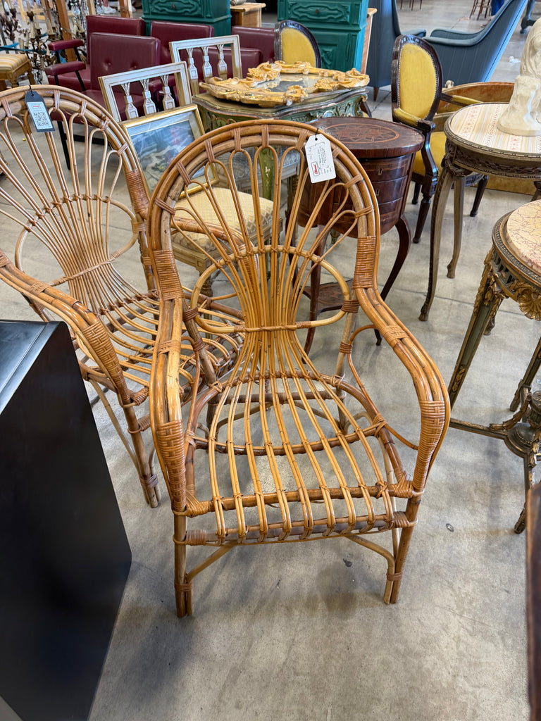 NEW SHIPMENT Wicker chairs pair