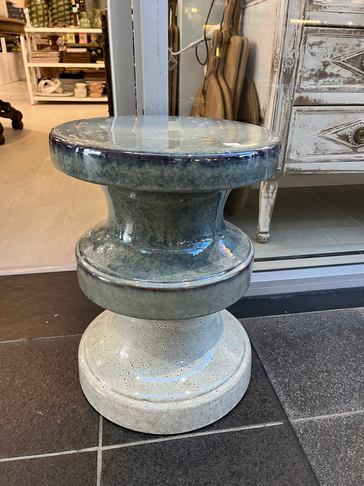 Ceramic stool