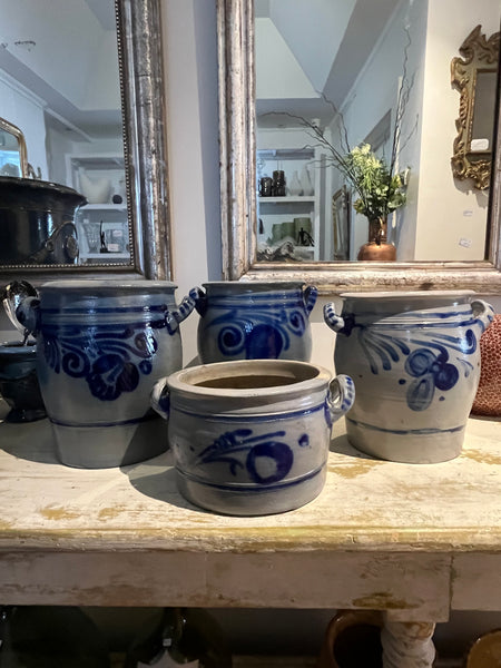 German salt glazed urn