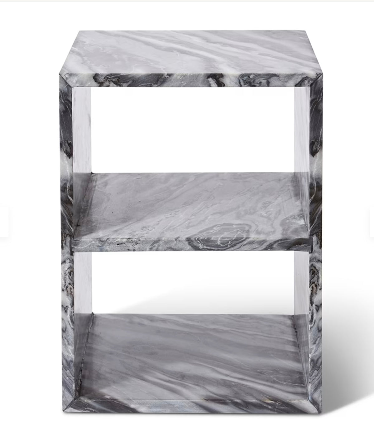 Marble 3 tier side table