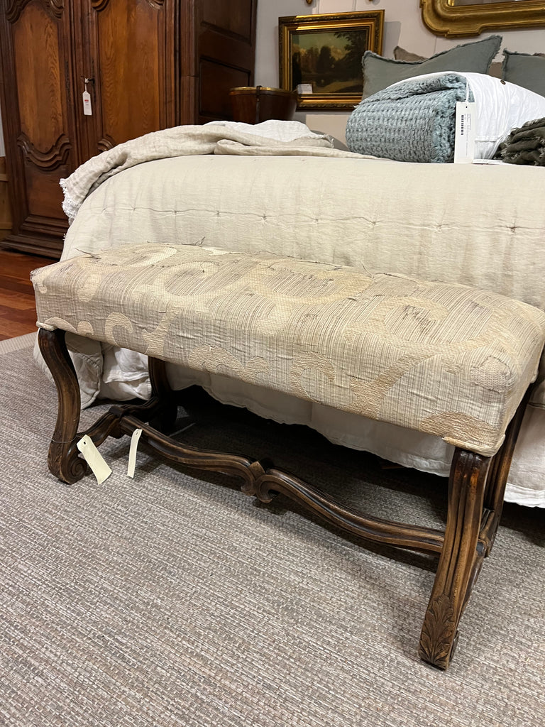 French Louis XIV walnut stools