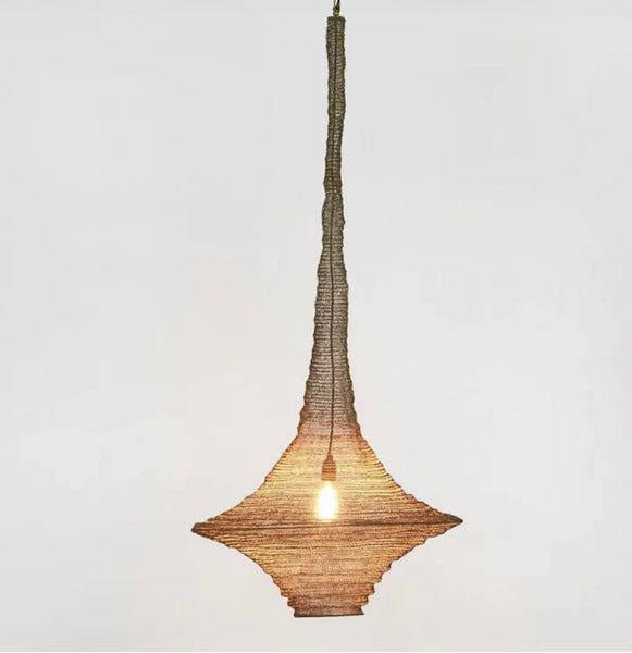 Ceiling Mesh hanging lamp brass (due mid Jan)
