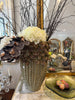 Vase ceramic rose blooms stone XXL