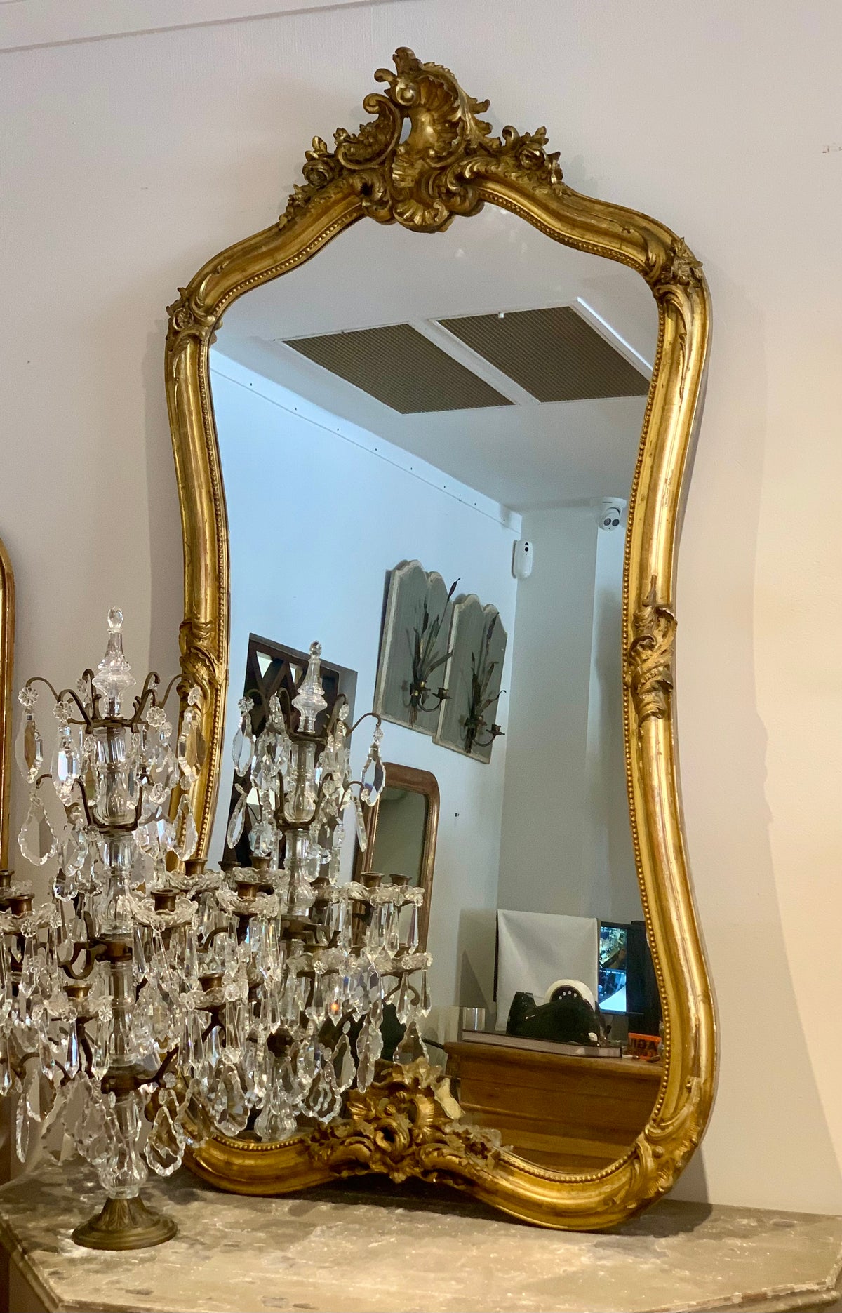 Mirror Italian 19thC H157