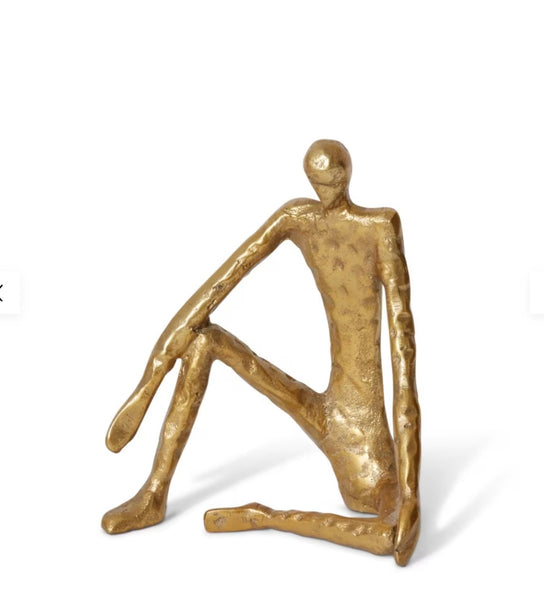 Sculpture figure seated