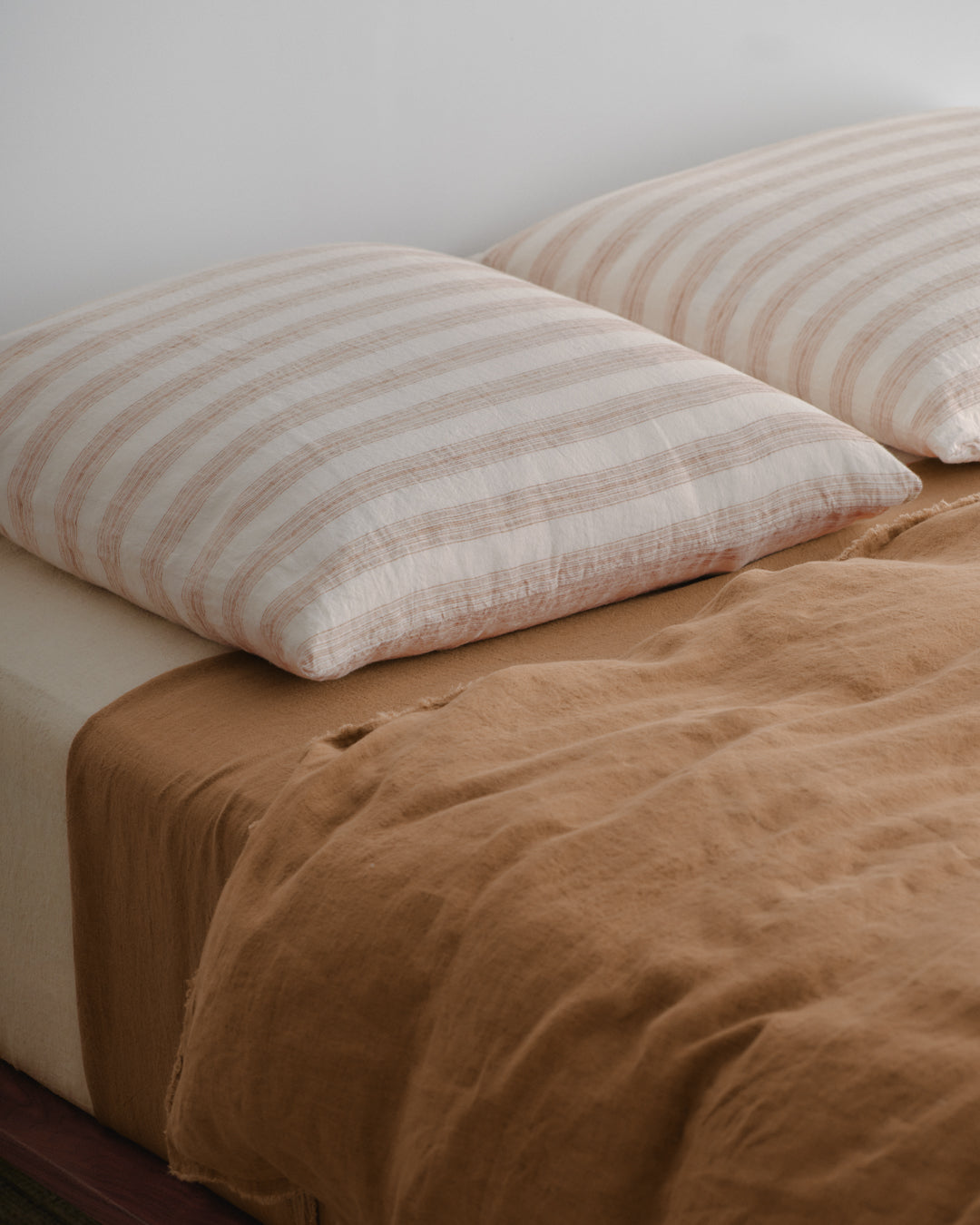 Hale Mercantile Basix Linen stripe Euro Cushion 65/65