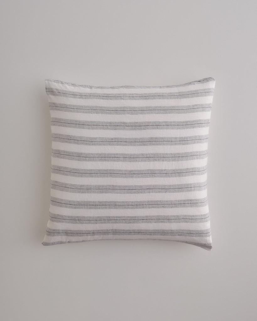 Hale Mercantile Basix Linen stripe Euro Cushion 65/65