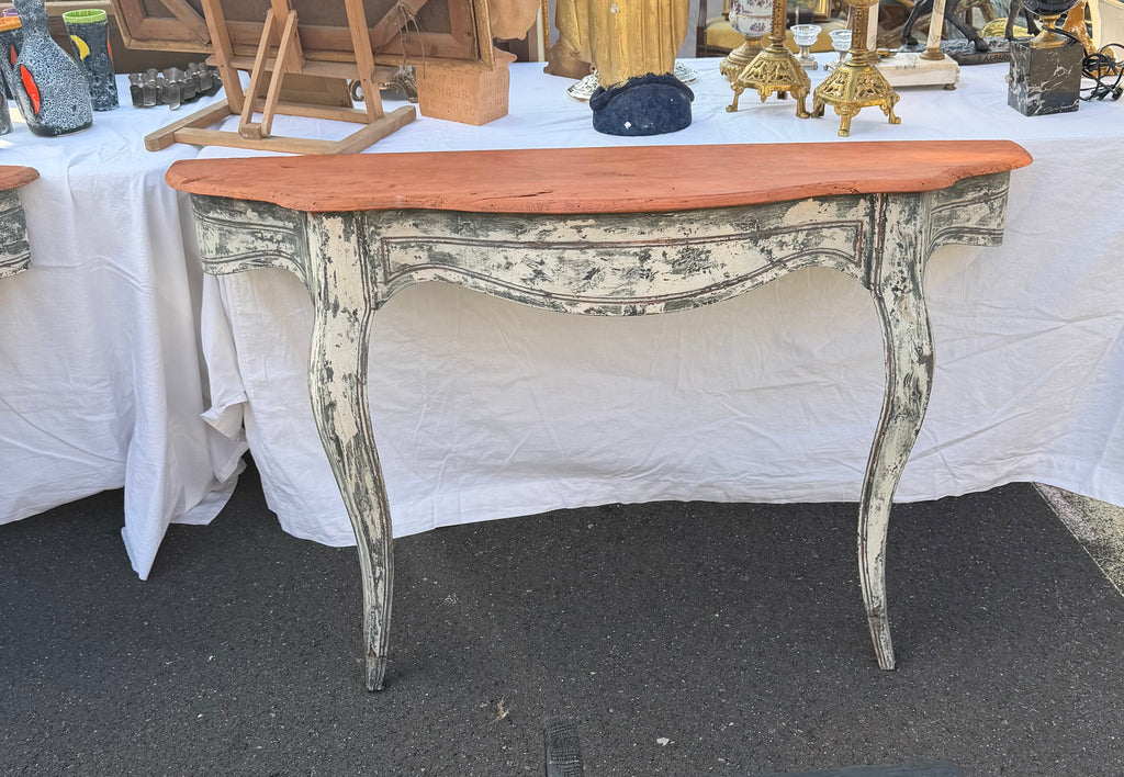 NEW SHIPMENT Demi lune table pair
