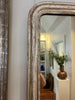 French Silver antique mirror H97 W69