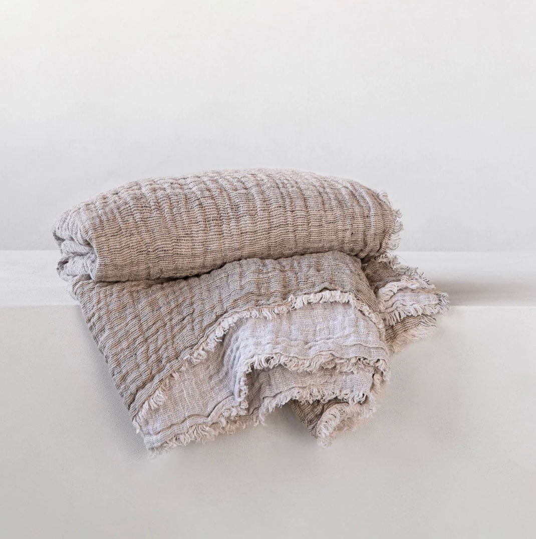Hale Mercantile Throw Double linen