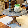 French table marble top D103 H73