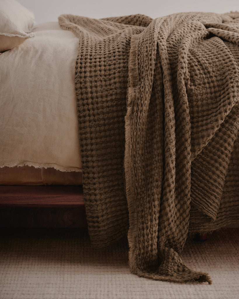 Hale Mercantile Linen Blanket Flocca