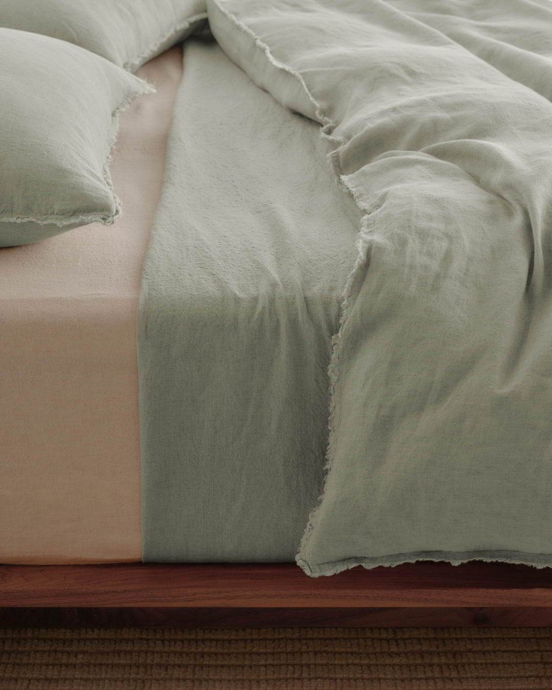 Hale Mercantile Flocca Linen Doona cover DOUBLE