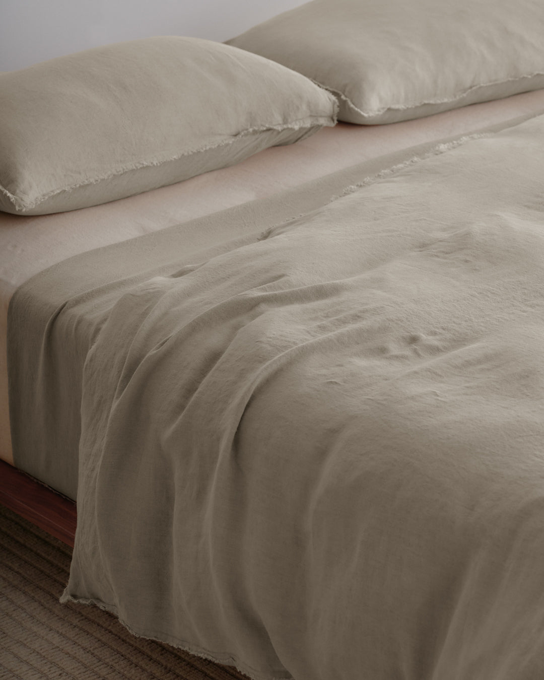 Hale Mercantile Flocca Linen Doona cover DOUBLE