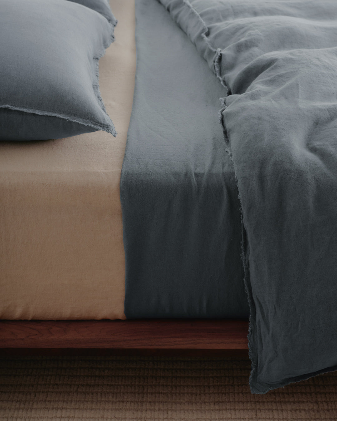 Hale Mercantile Flocca Linen Doona cover DOUBLE
