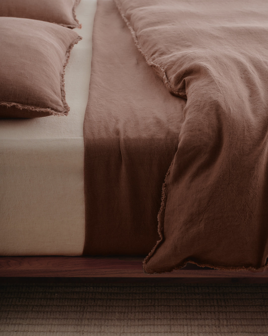 Hale Mercantile Flocca Linen Doona cover DOUBLE