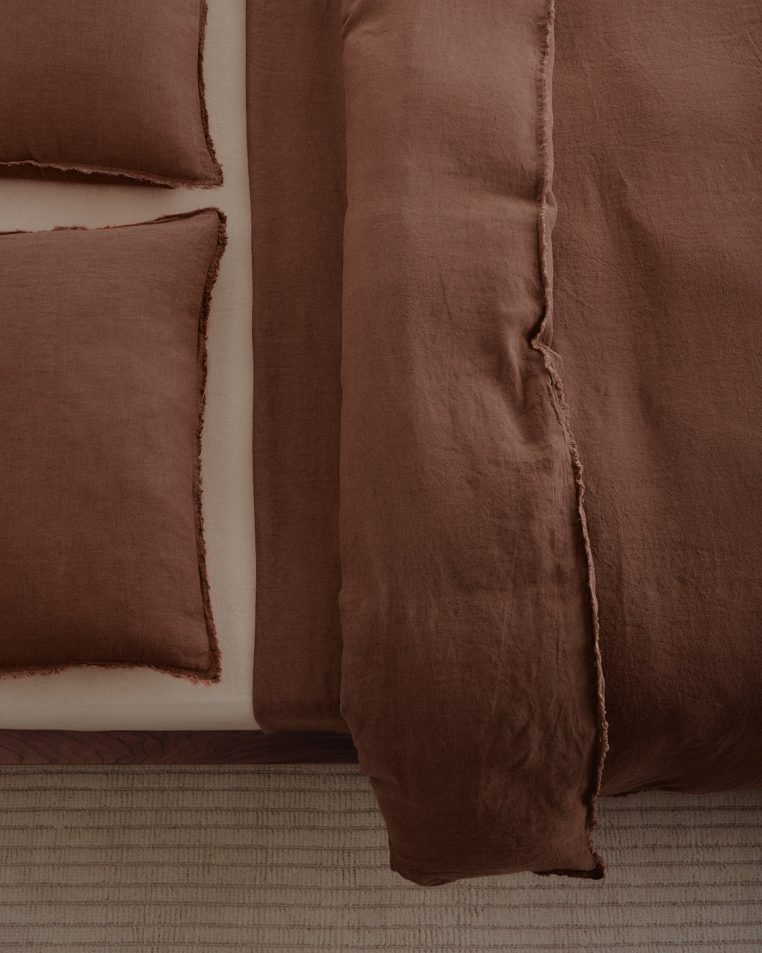 Hale Mercantile Flocca Linen Doona cover QUEEN