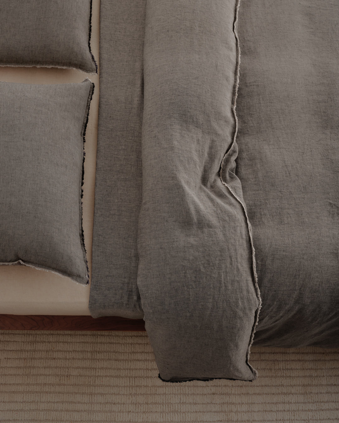 Hale Mercantile Flocca Linen Doona cover QUEEN