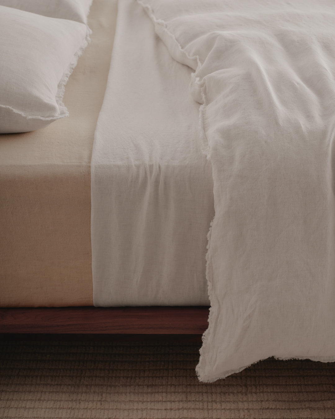 Hale Mercantile Flocca Linen Doona cover DOUBLE