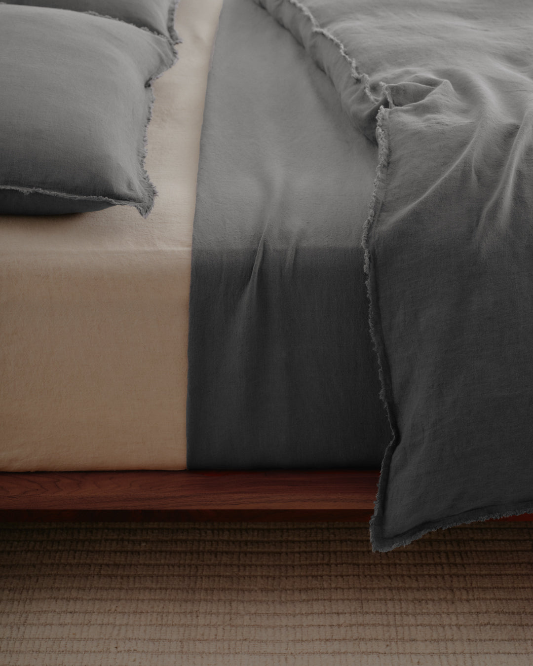 Hale Mercantile Flocca Linen Doona cover DOUBLE