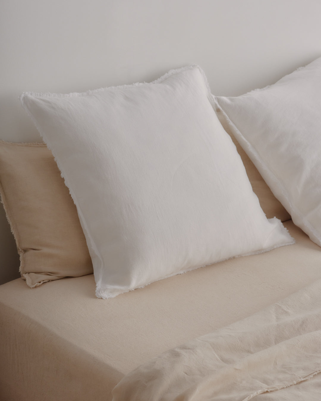 Hale Mercantile Cushion Euro Flocca Linen 65/65