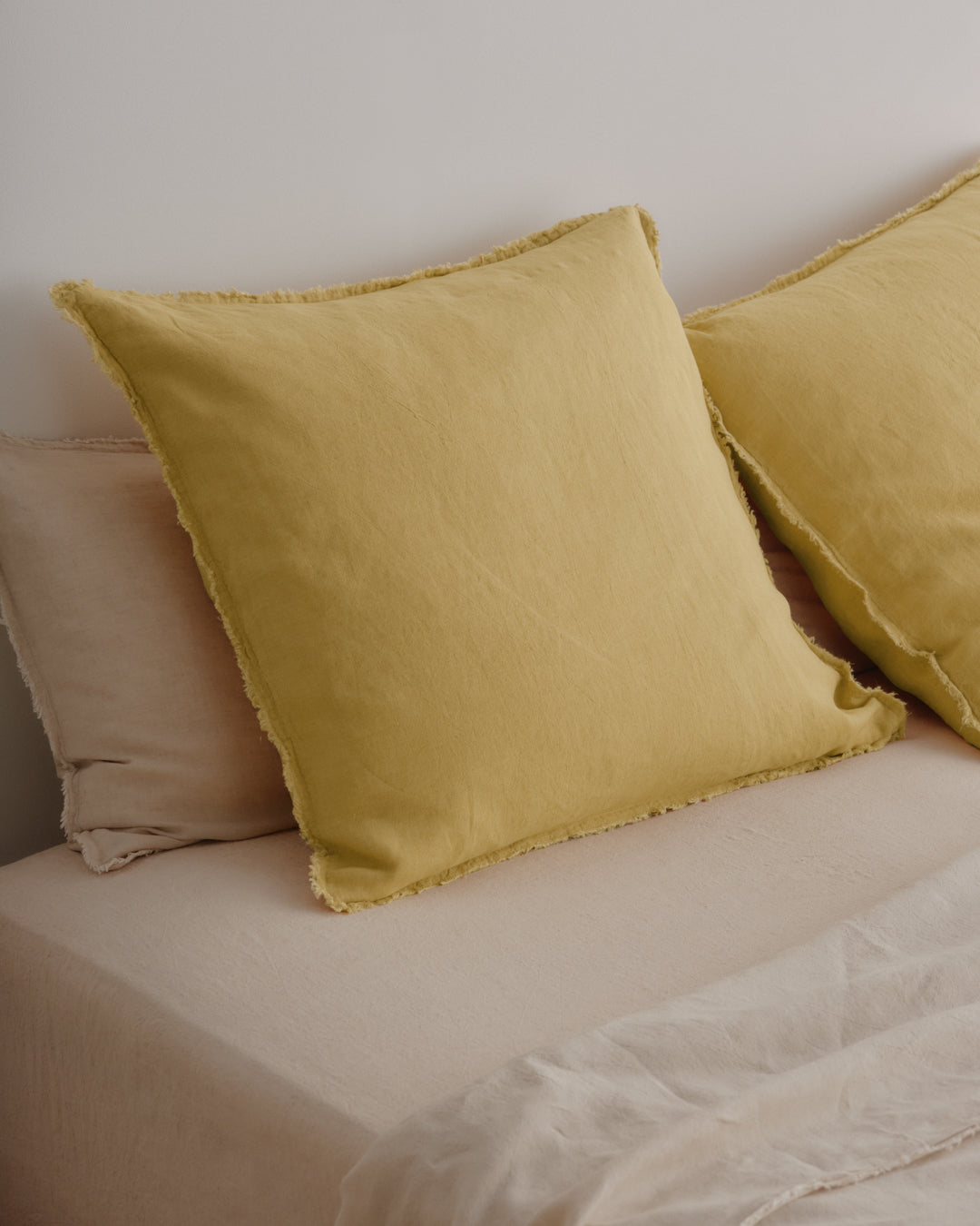 Hale Mercantile Cushion Euro Flocca Linen 65/65