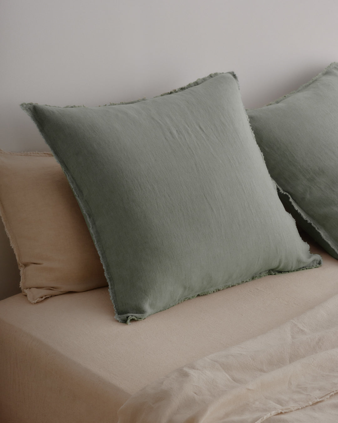 Hale Mercantile Cushion Euro Flocca Linen 65/65