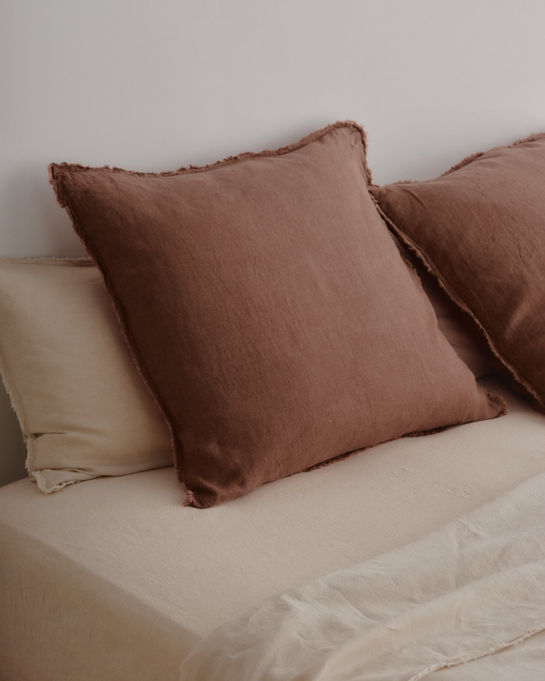 Hale Mercantile Cushion Euro Flocca Linen 65/65