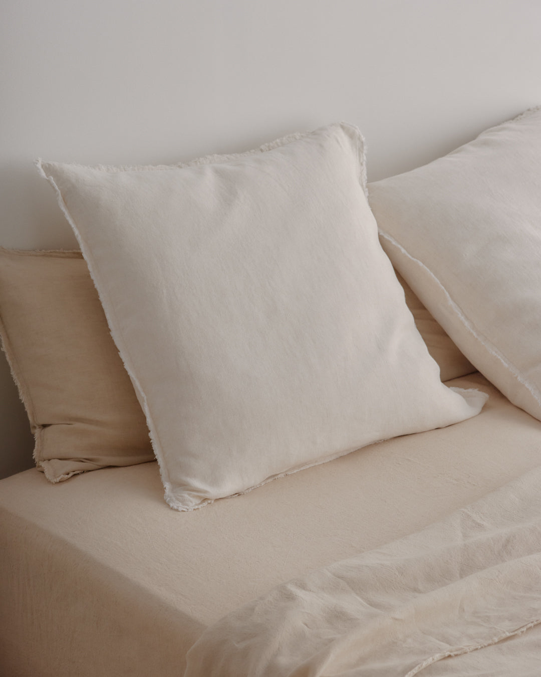 Hale Mercantile Cushion Euro Flocca Linen 65/65