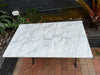 Bistro table marble top