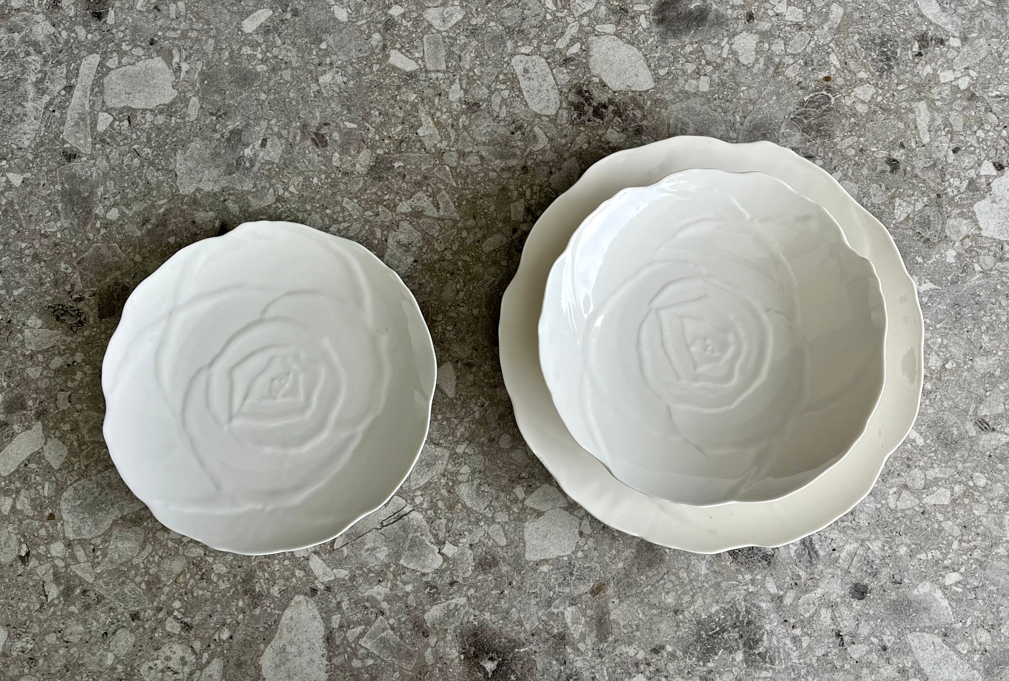 Dinner set Rose 3pce