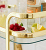 Bar cart gold L71