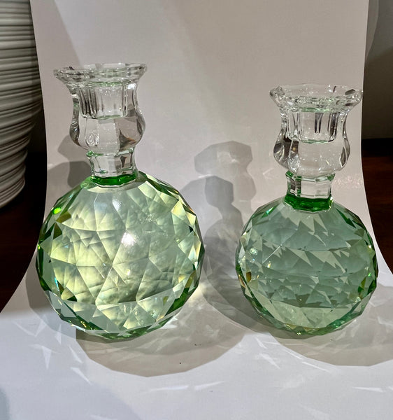 Ball candle holder Green