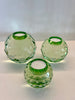 Ball tealight holders glass 8cm