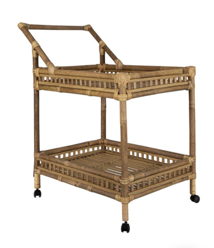 Bar cart bamboo L73