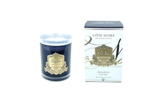 Cote Noir Fleur de Lys candle