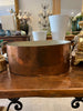 Copper oval pot