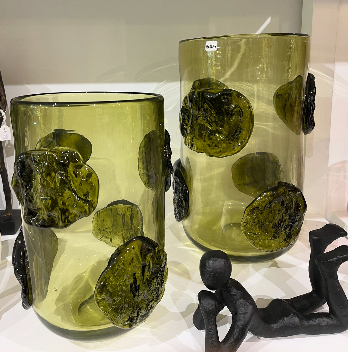 Vase Chartreuse green Large H35