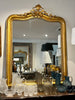 French gilt mantle mirror H147