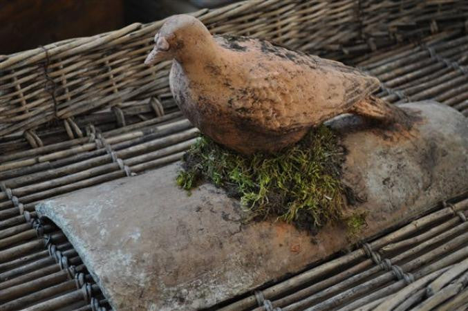 Terracotta Bird Tile