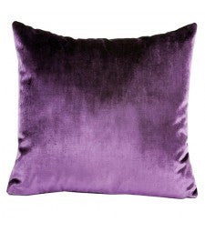 Velvet and Linen french square cushion