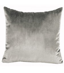 Velvet and Linen french square cushion