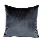 Velvet and Linen french square cushion
