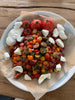 Platter White round melamine XXL
