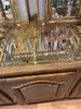 Tray gold mirror rectangle